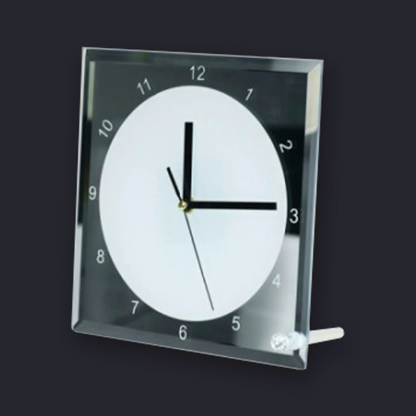 Custom Glass Clock